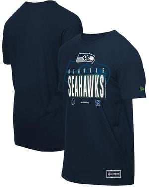 KTZ Seattle Seahawks 2025 Nfl Training Camp T-shirt - Blue