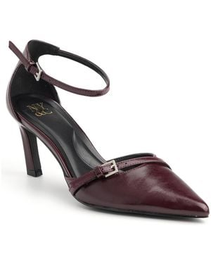 New York & Company Valencia Ankle Strap Sandals - Red