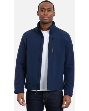 Calvin Klein Water Resistant Softshell Jacket - Blue