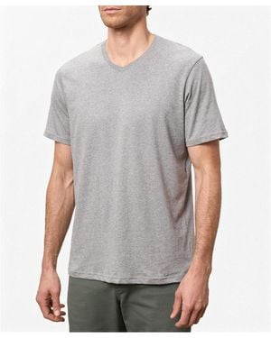 Pact Organic Cotton Essential V-neck Tee - Gray