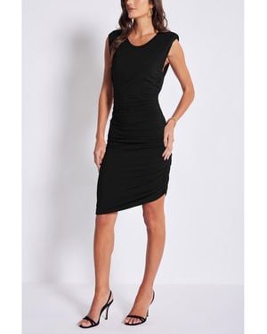 Bishop + Young Bishop + Young Bishop + Young Alex Side Ruched Midi Dress - Black