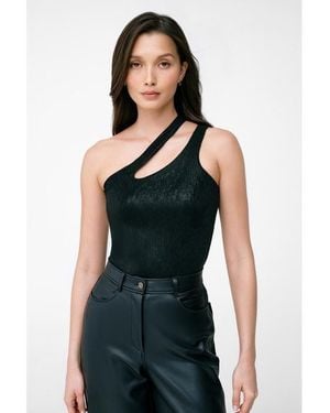 MARCELLA Siren Metallic Top - Black