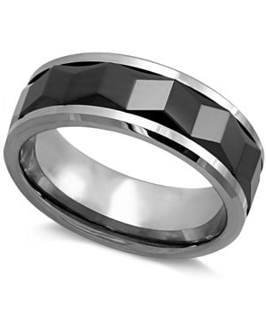 Macy's Stainless Steel Ring - Metallic