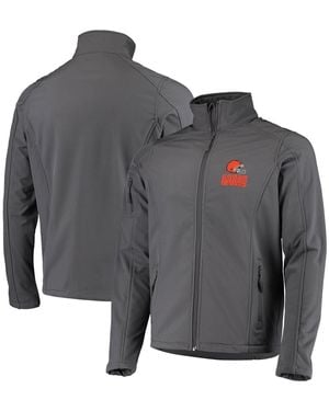 Dunbrooke Cleveland Browns Sonoma Softshell Full-zip Jacket - Gray