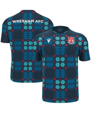 MACRON Wrexham Warm-up Jersey - Blue