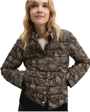 Marella Reversible Puffer Jacket - Gray