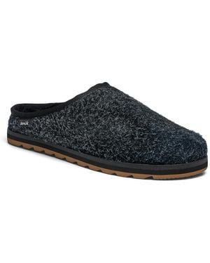 Sanuk Yoga Cloud Lounger Leather - Blue