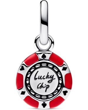 PANDORA Lucky Chip Dangle Charms - Red