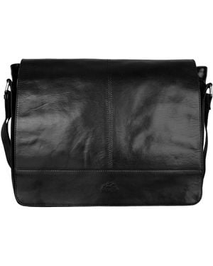 Mancini Messenger Bag - Black