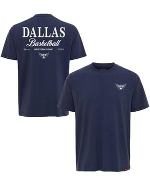 Sportiqe And Dallas Wings Athletic Club Collection Duke Relaxed Fit Premium T-shirt - Blue