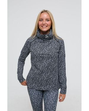 OOSC Clothing High Neck Baselayer Top - Gray