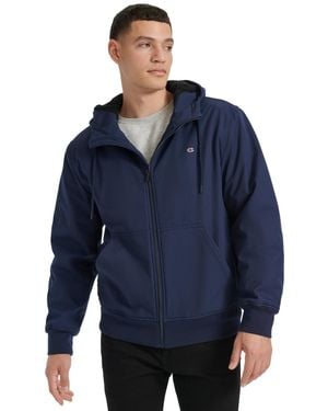 Champion Sport Shell Hooded Zipper Jacket - Blue