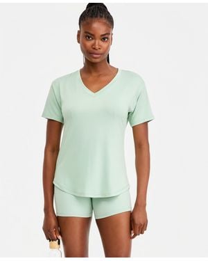 ID Ideology V-neck Short-sleeve Performance Tee - Green