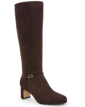 Giani Bernini Knee-high Block Heel Round Toe Boots - Brown