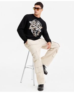 Mode Of One Graphic Relaxed-fit Sweater - White