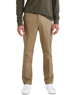 Dockers Signature Slim Fit Iron Free Khaki Pants - Natural