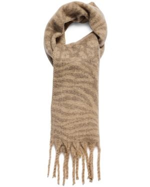 Steve Madden Multi Animal Midweight Scarf - Metallic