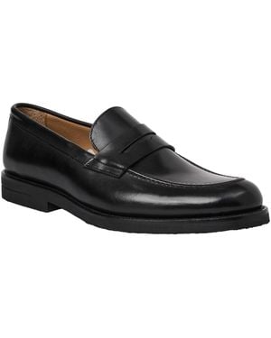 Bruno Magli Delfino Leather Penny Loafers - Black