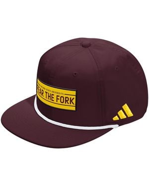 adidas And Arizona State Sun Devils Locker Room Rope Adjustable Hat - Purple