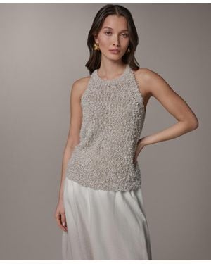 Donna Karan Weekend Halter-style Tank Top - Gray