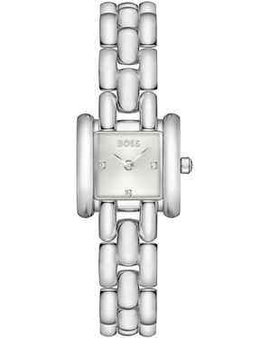 BOSS Violet Quartz Stainless Steel Watch 21mm - White