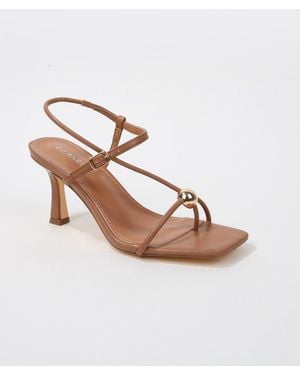 BERNESS Hisako Dress Heeled Thong Sandal - Pink