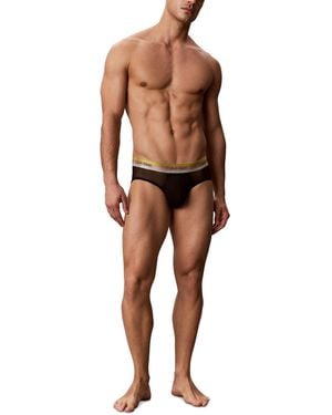Calvin Klein 1-pack Pride Mesh Hip Brief Underwear - Brown