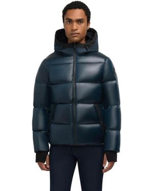 Pajar Rikuto Boxy Channel Quilted Puffer - Blue