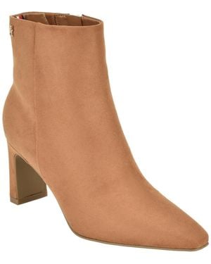 Tommy Hilfiger Eddey Mid Height Block Heel Dress Booties - Brown