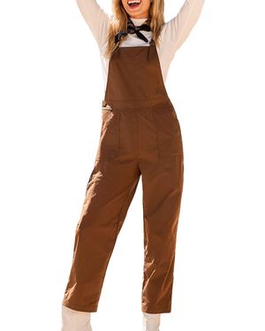 CUPSHE Casual Beat Jumpsuit - Brown
