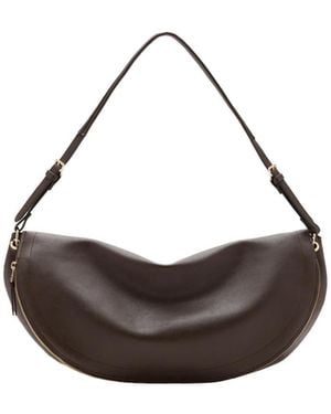 Mango Oval Shoulder Bag - White