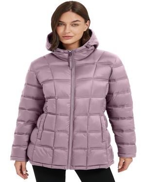 Hawke & Co. Quilt Puffer Jacket - Purple