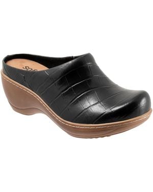 Softwalk Madison Clog - Black