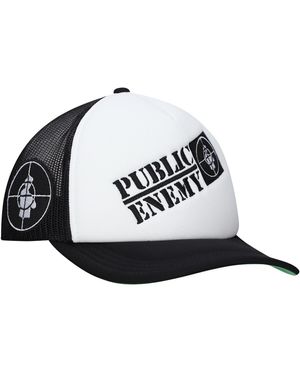 Lids Public Enemy Music Trucker Adjustable Hat - Black