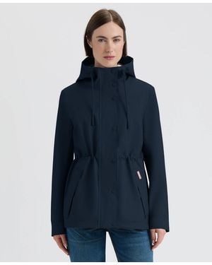HUNTER Rubberized Rain Jacket - Blue