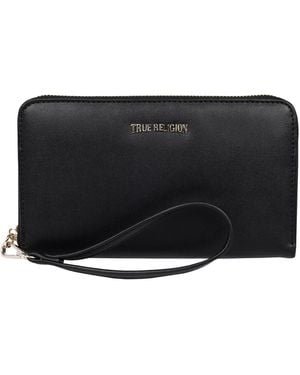 TRUE RELIGION East/west Zip-around Wallet - Black