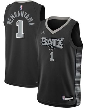 Nike Big Boys Victor Wembanyama San Antonio Spurs Swingman Jersey - Black