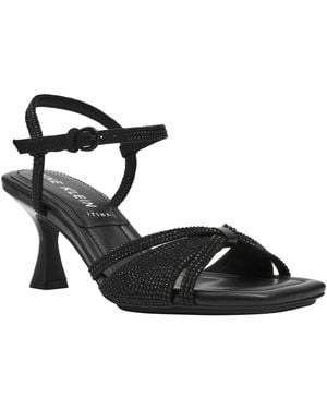 Anne Klein Akjelena-c Square Toe Sandals - Black