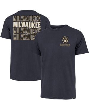 '47 Milwaukee Brewers Hang Back Franklin T-shirt - Blue
