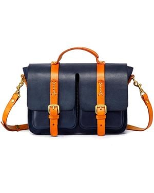 Old Trend Small Speedwell Satchel Bag - Blue
