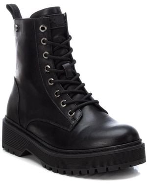Xti Combat Booties By - Black