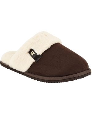 Tommy Hilfiger Relica Slip-on Slippers - Brown