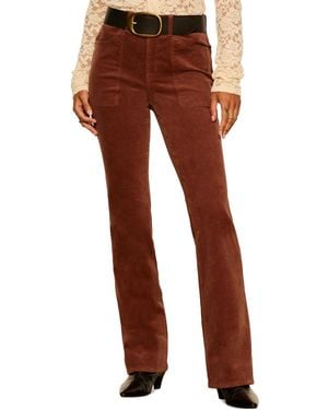 Sanctuary Play Date Corduroy Mid-rise Bootcut Pants - Brown