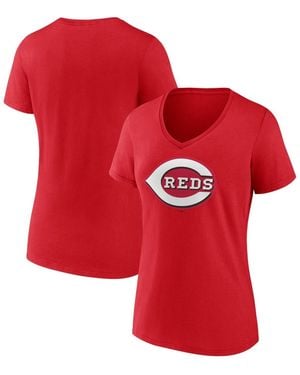 LOGO ATHLETIC Cincinnati S V-neck T-shirt - Red