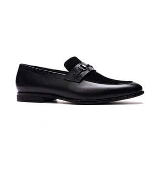 Carlos By Carlos Santana Lucien Bit Loafers - Black