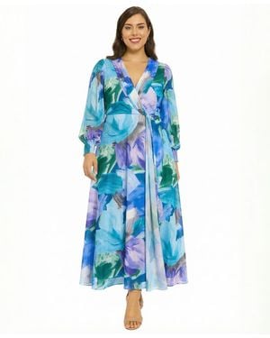 long sleeve maxi tiered dress Floral Lace Tiered Long Sleeve Maxi Dress