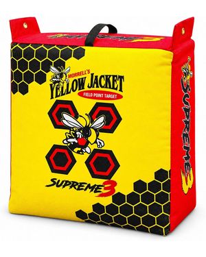 Morrell Targets Jacket Supreme 3 28 Pound Field Point Archery Bag Target - Yellow