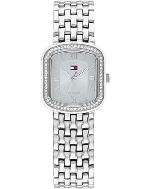 Tommy Hilfiger Quartz Silver-tone Stainless Steel Bracelet Watch 22mm - Metallic