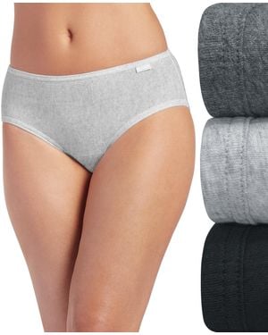 Jockey Elance Hipster Underwear 3 Pack 1482 1488 - Gray