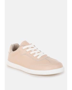 Rag & Co Bostonia Real Leather Casual Sneakers - White